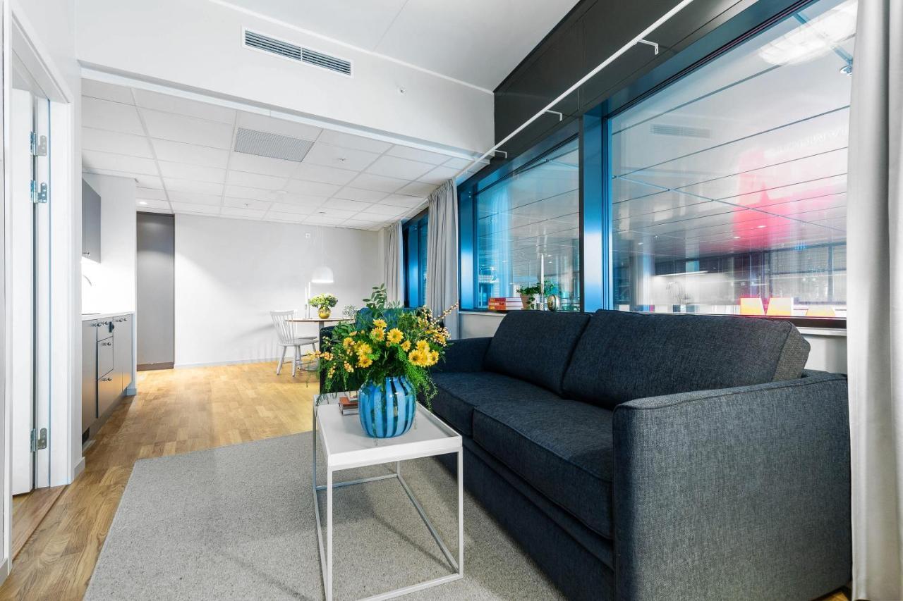 Biz Apartment Bromma Stockholm Ngoại thất bức ảnh The interior of the new building